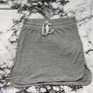 Grey Sweat Skirt